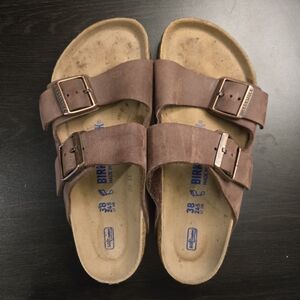 Birkenstock Arizona Oiled Leather Sandals Mens Size 5 Womens 7
